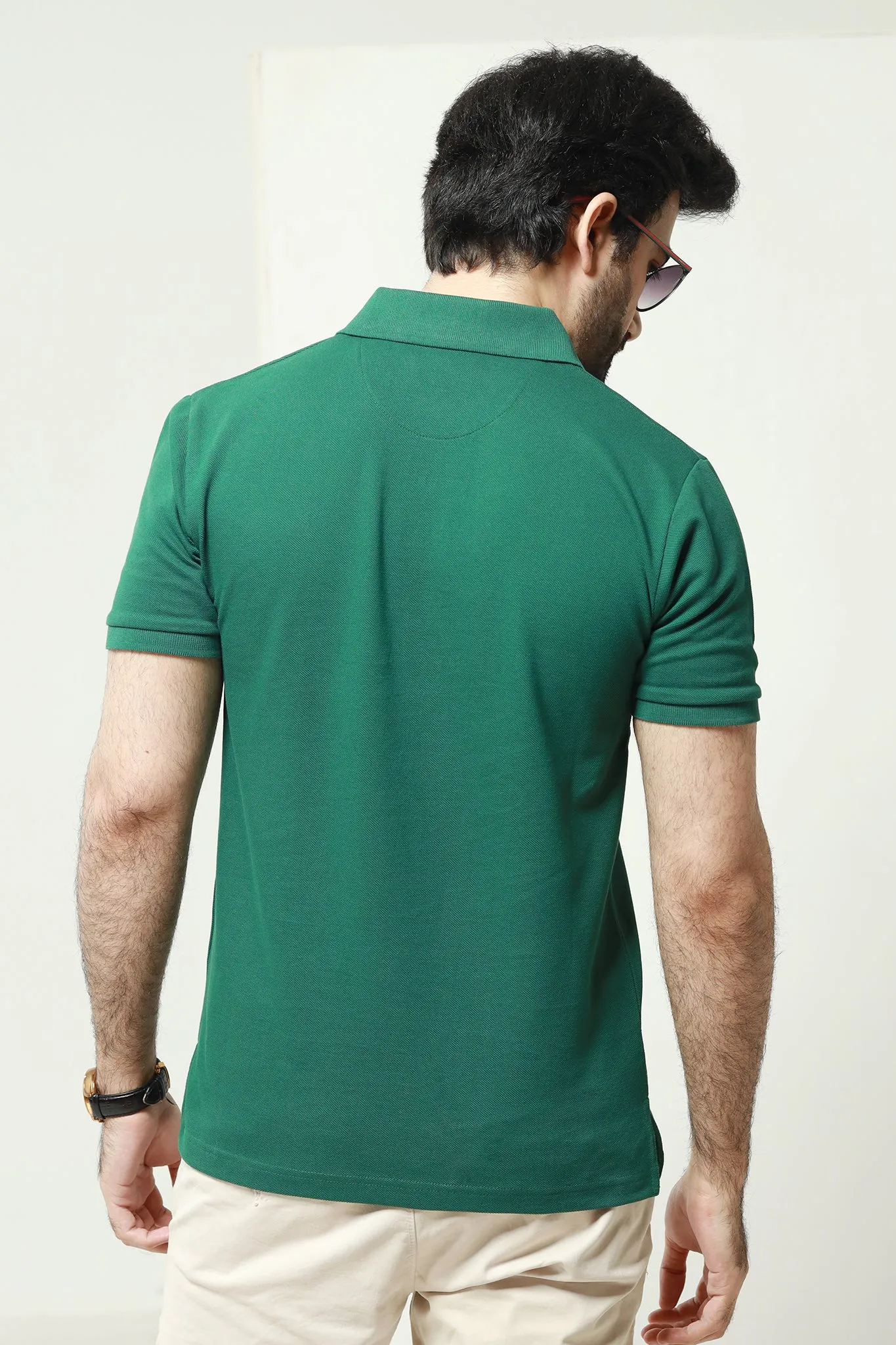 Bottle Green Polo - S21 - MP0005R