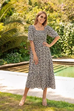 Classy Printed Maxi Dress