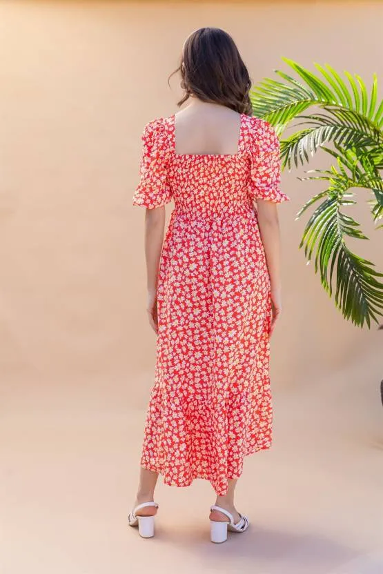 Classy Printed Maxi Dress