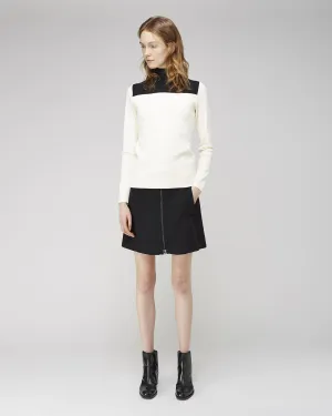 Colorblocked Turtleneck