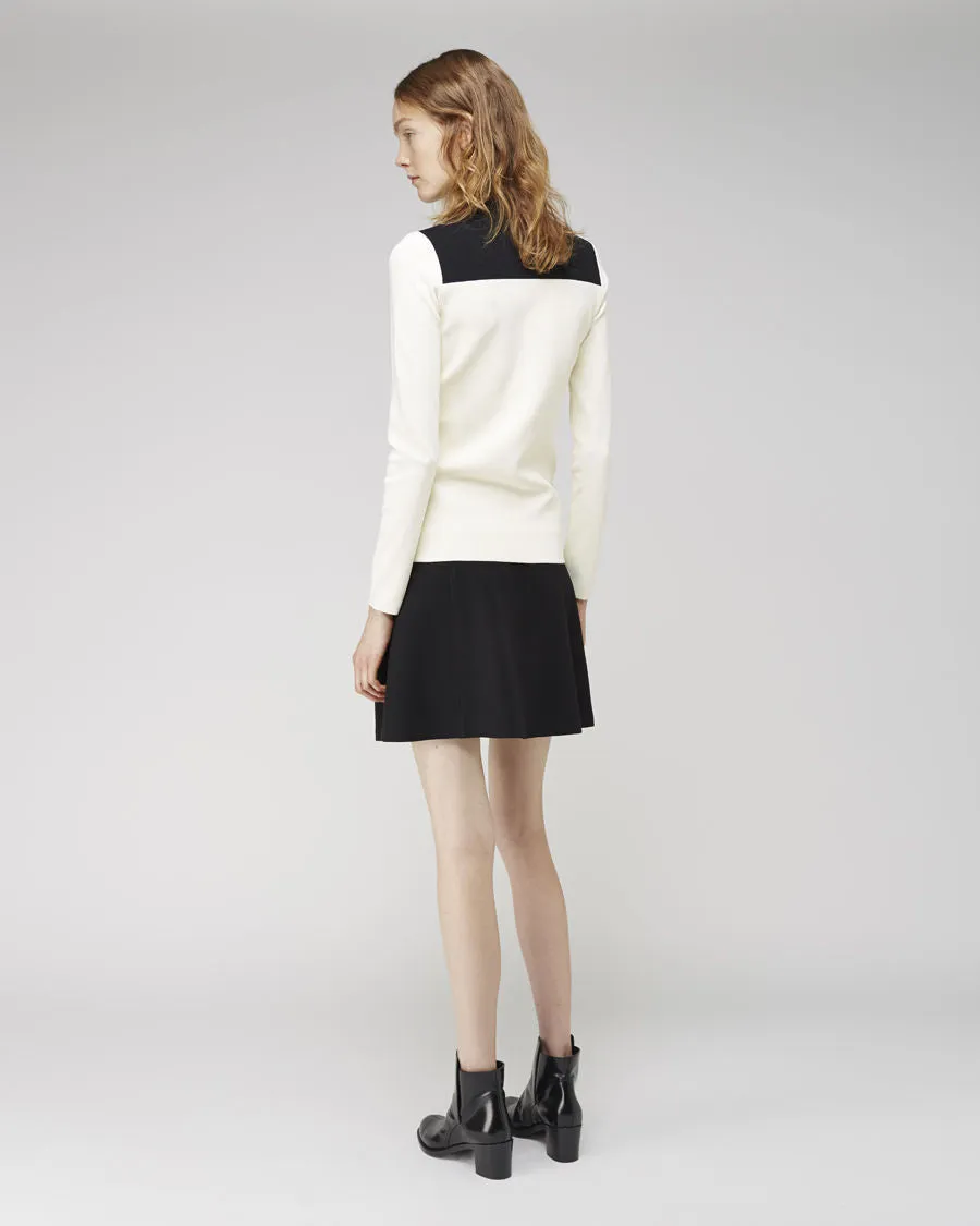 Colorblocked Turtleneck