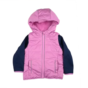 Crane Pink Puffer Waterproof Jacket