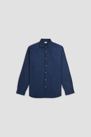 Denim Shirt For Women - MID BLUE