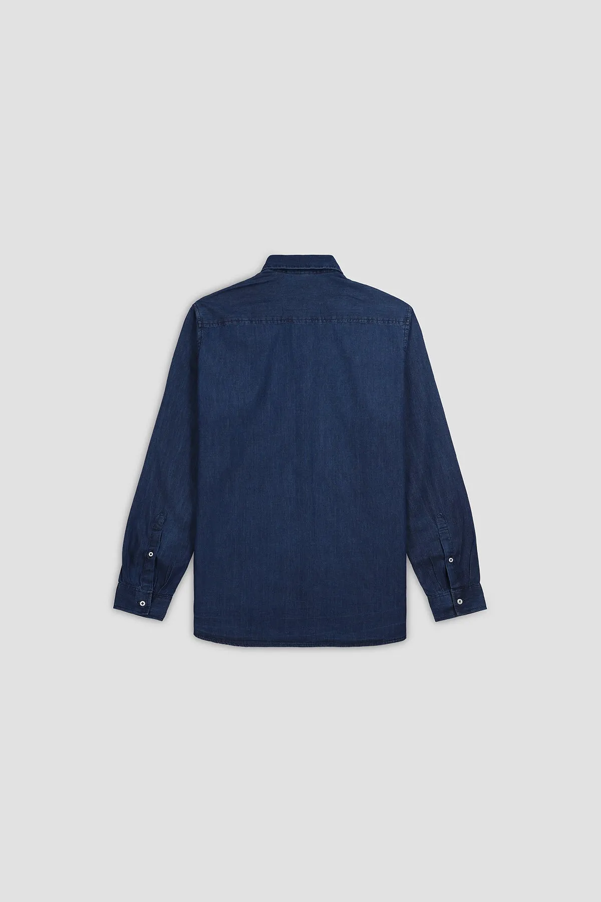 Denim Shirt For Women - MID BLUE