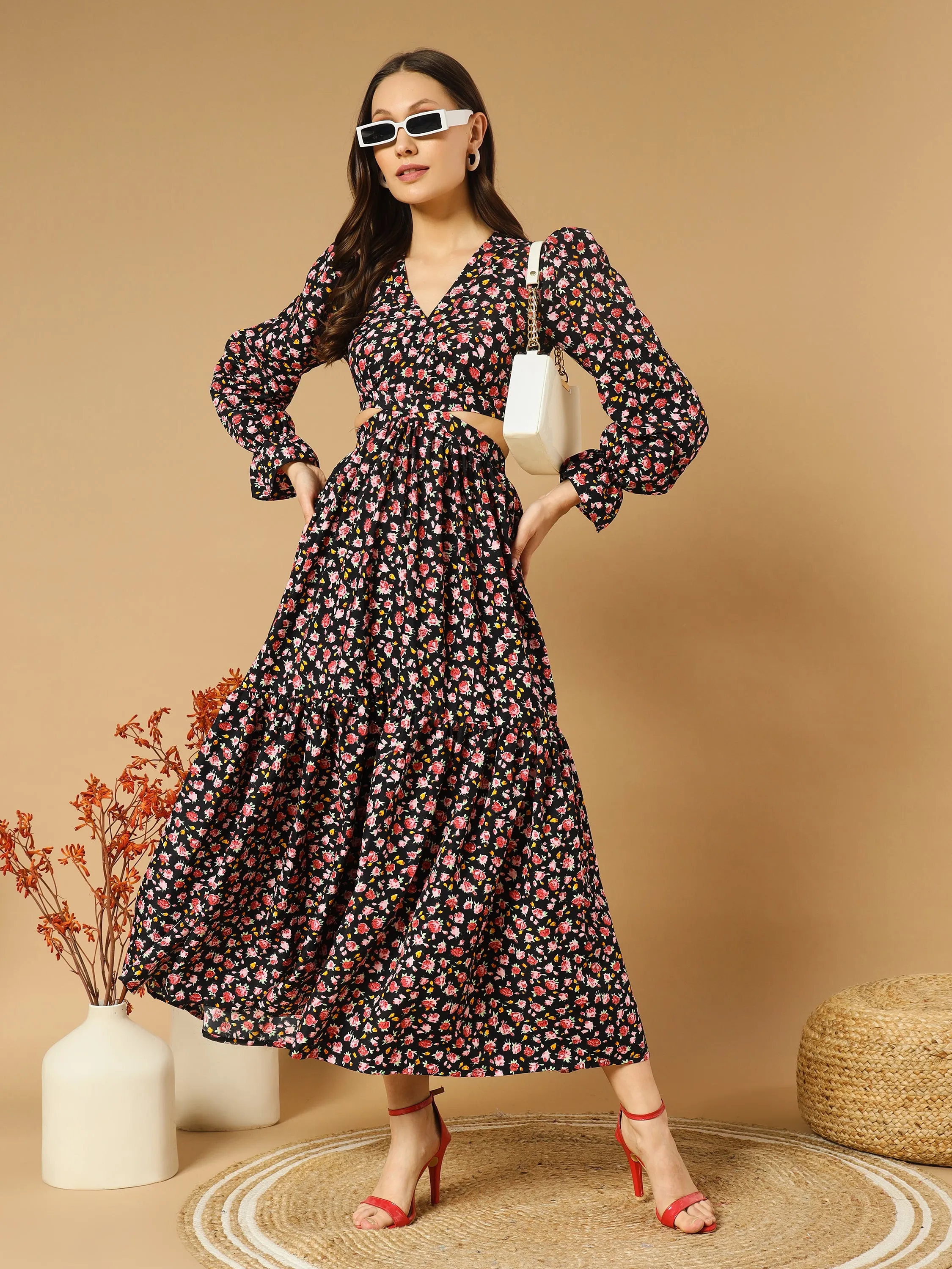 Elegant Bloom Maxi Dress