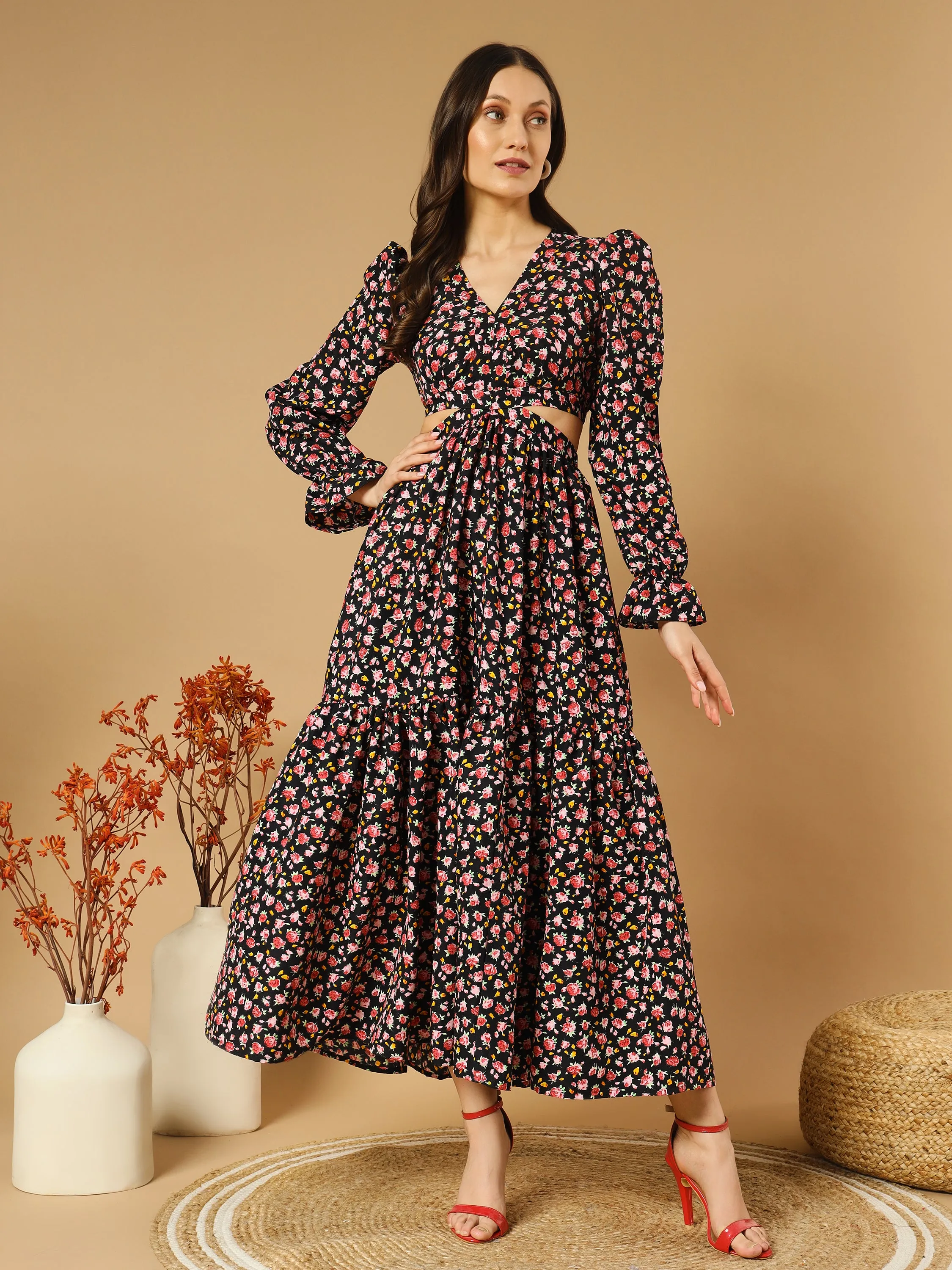 Elegant Bloom Maxi Dress