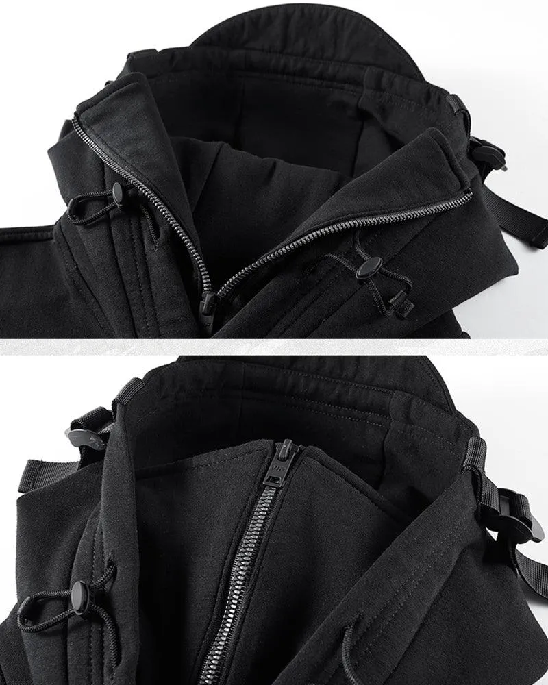 Embrace The Cold Wind Techwear Tactical Mask Hoodie