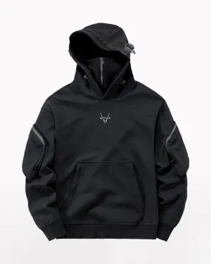 Embrace The Cold Wind Techwear Tactical Mask Hoodie