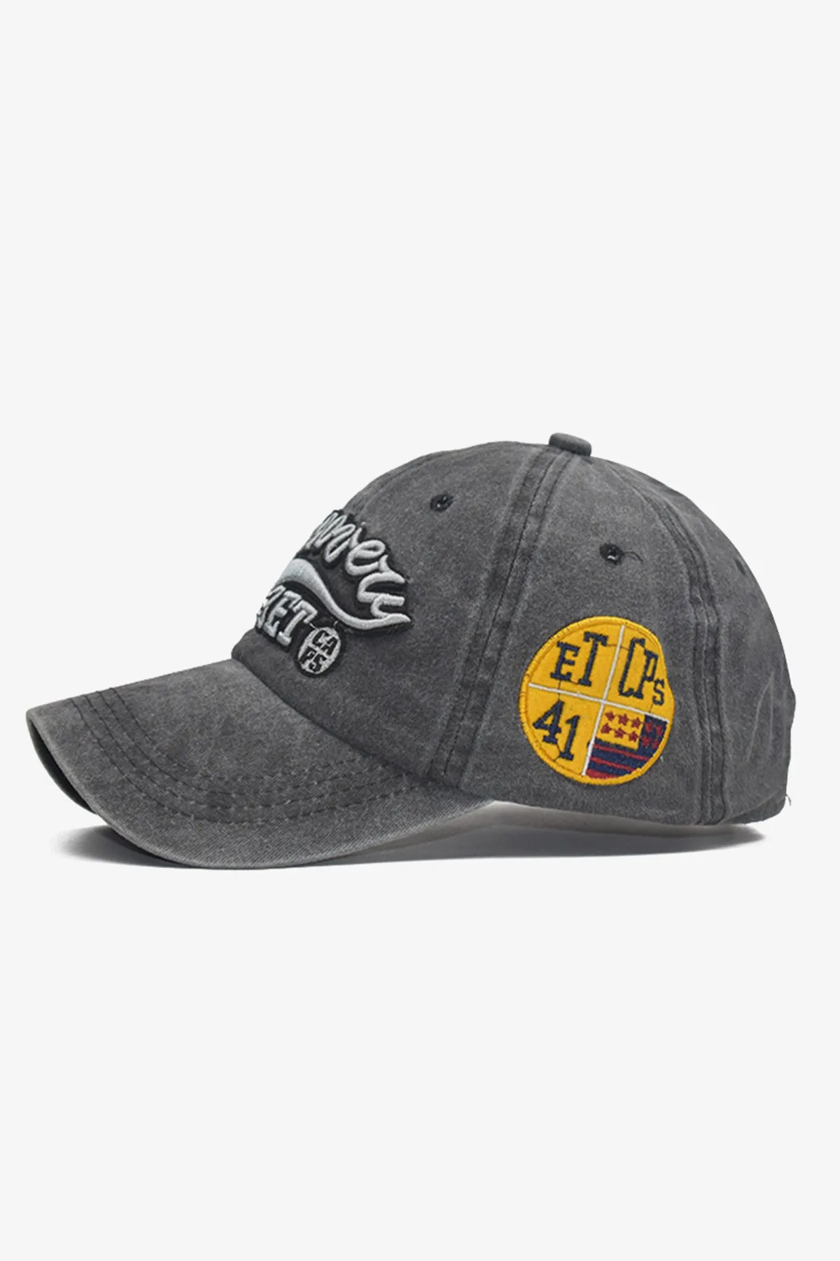 Grey Discovery Embroidered Cap - W23 - MCP053R