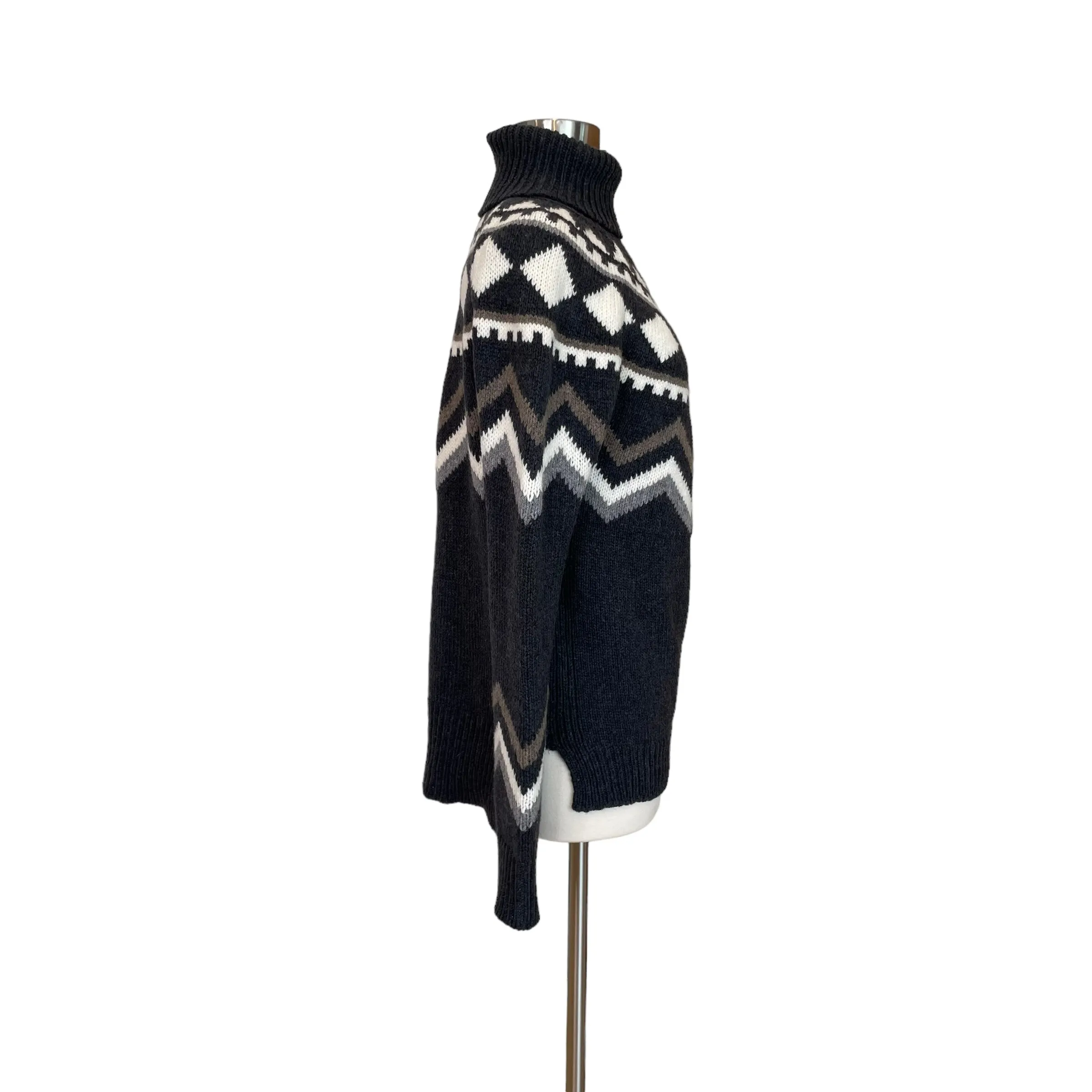 Grey Turtleneck Sweater - XS