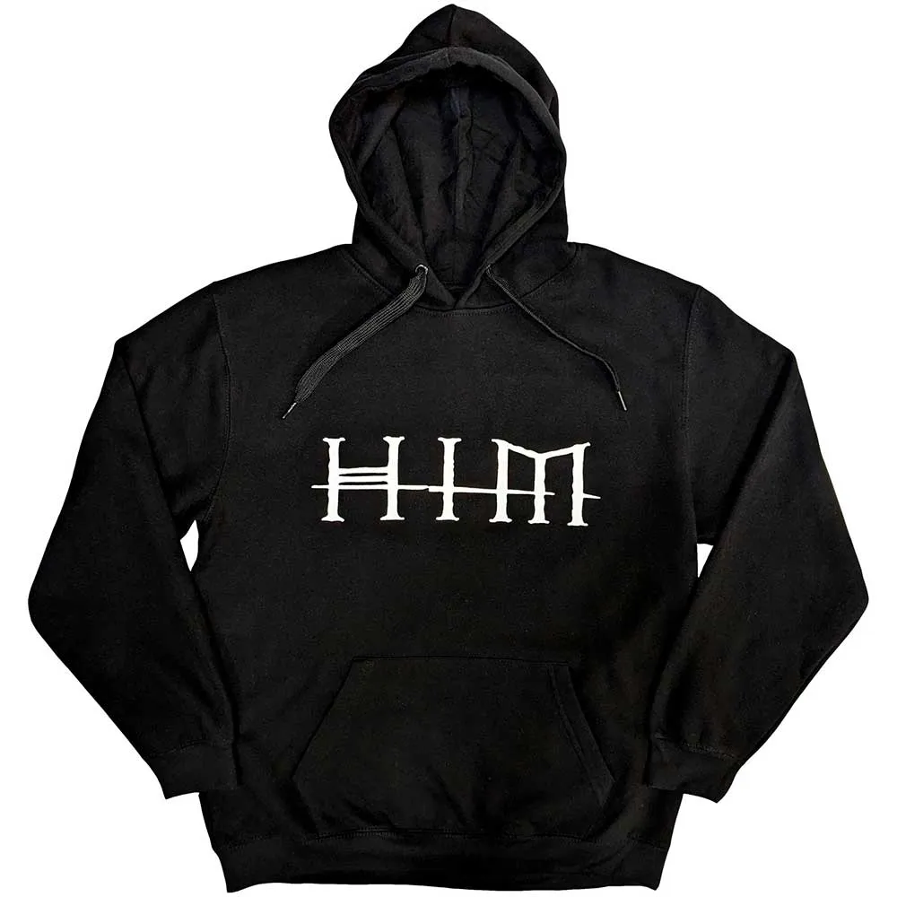 HIM Unisex Pullover Hoodie: Logo (Back Print)