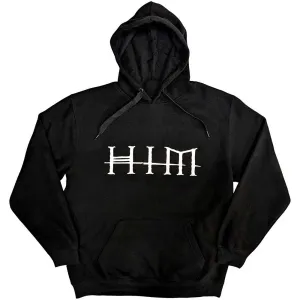 HIM Unisex Pullover Hoodie: Logo (Back Print)