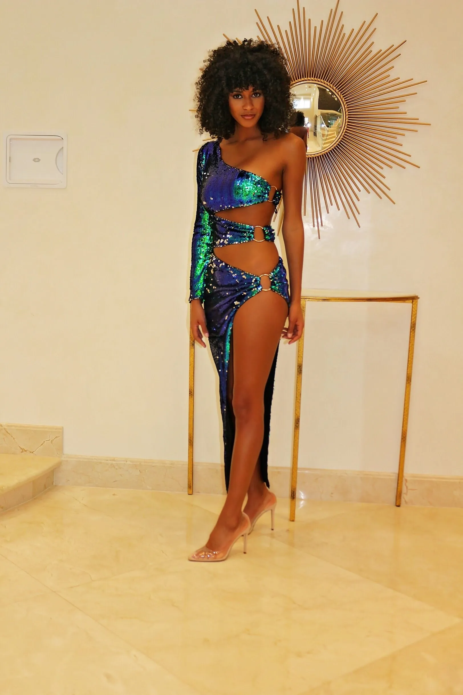 Holy Sequin Show Out Dress