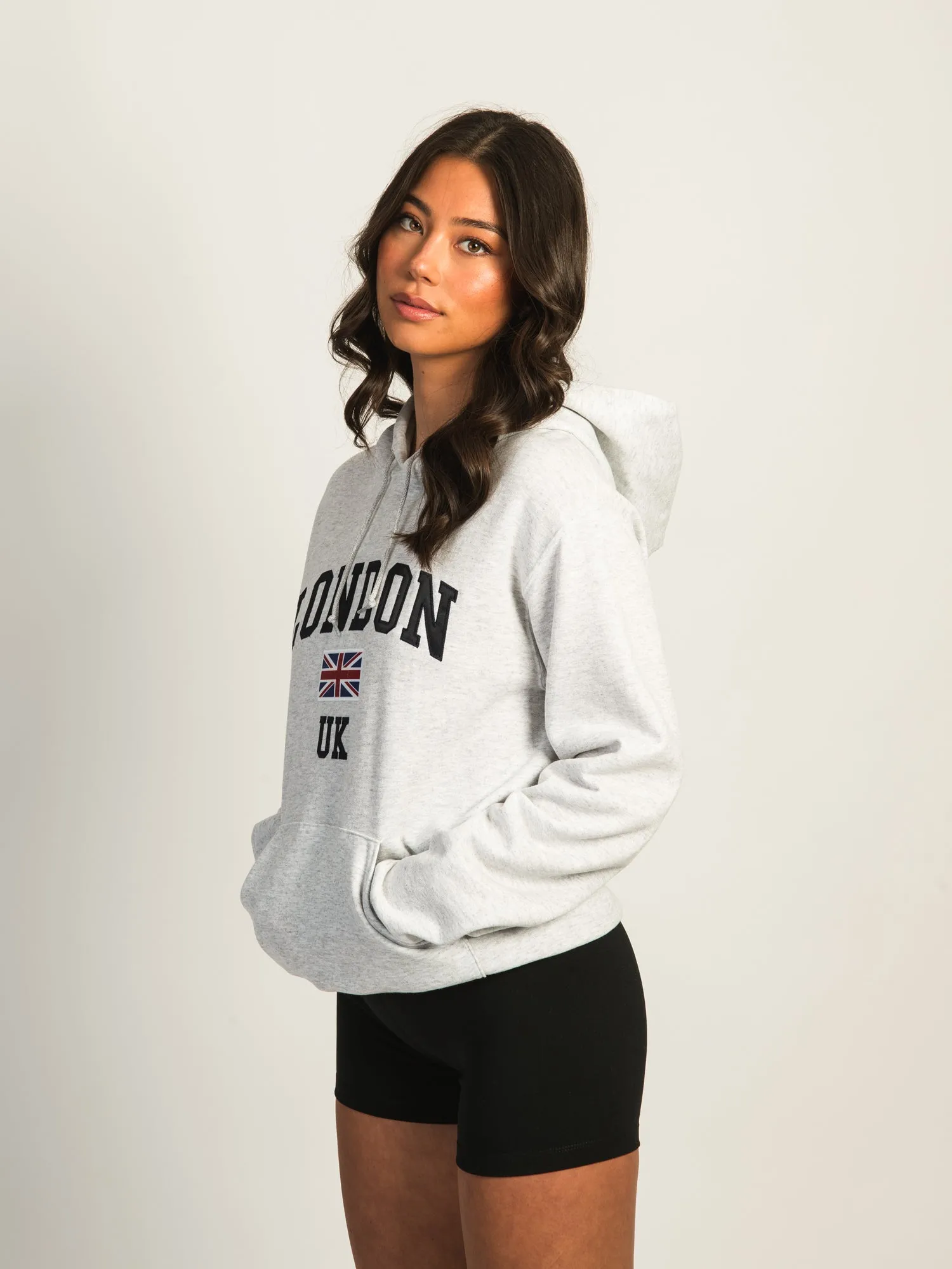 HOTLINE APPAREL LONDON UK EMBROIDERED HOODIE