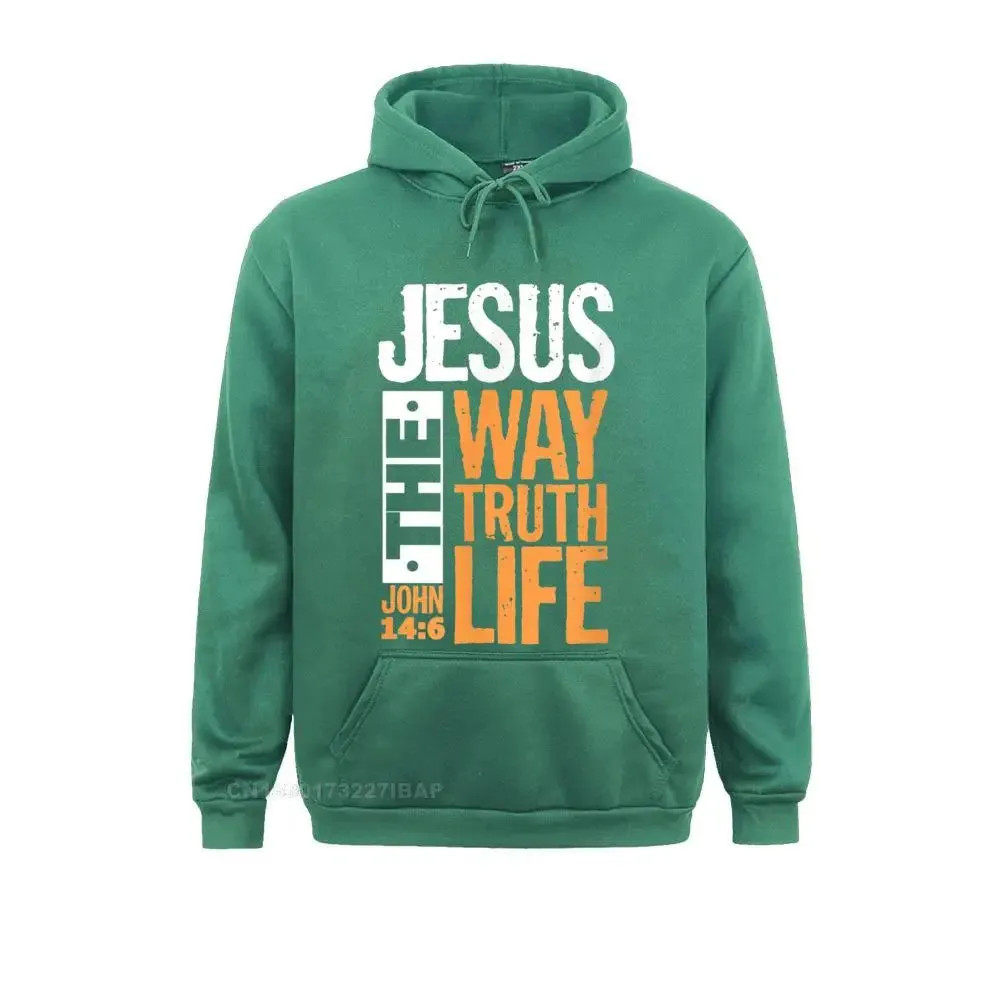 Jesus the Way, the Truth, the Life - John 14:6 Pullover Hoodies