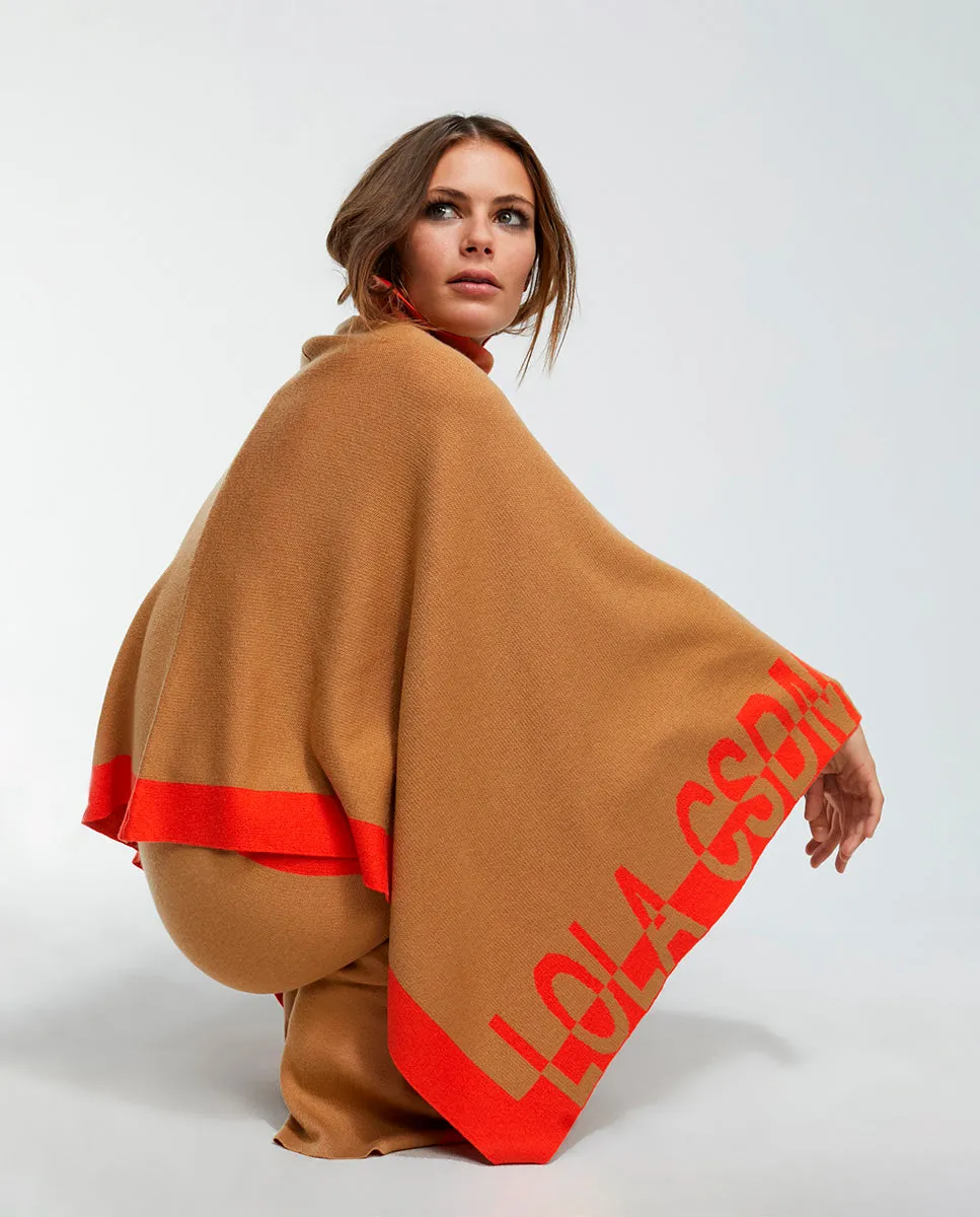 Knit cape