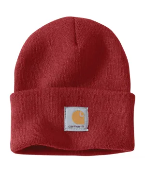 Knit Cuffed Beanie - Crabapple