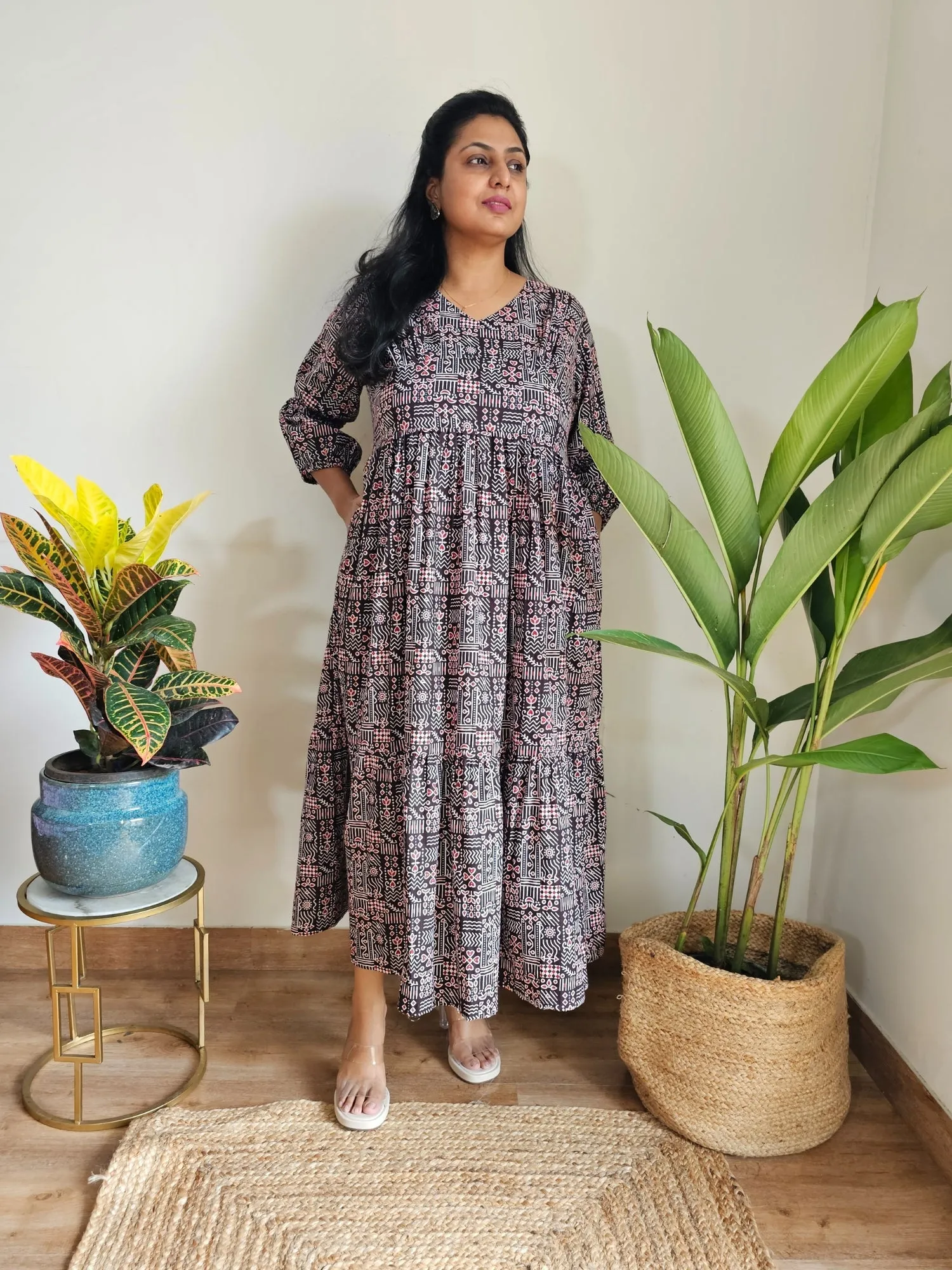 Kusha Cotton Maxi Dress