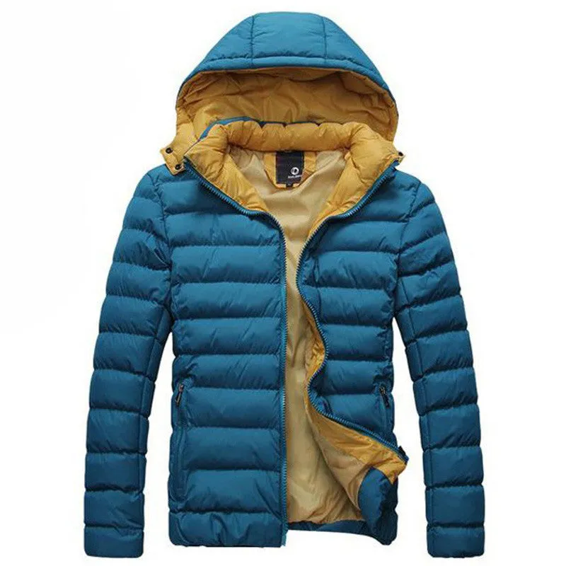 Men's Autumn/Winter Hooded Cotton Jacket