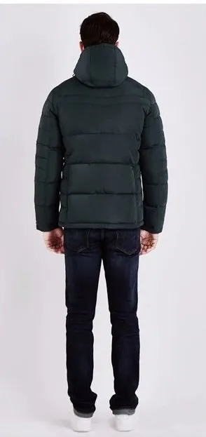 Men's Winter Cotton Warm Hooded Parka