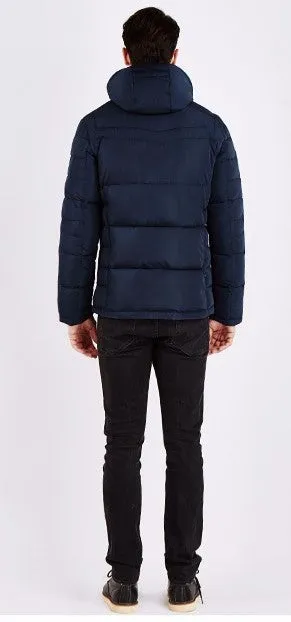 Men's Winter Cotton Warm Hooded Parka