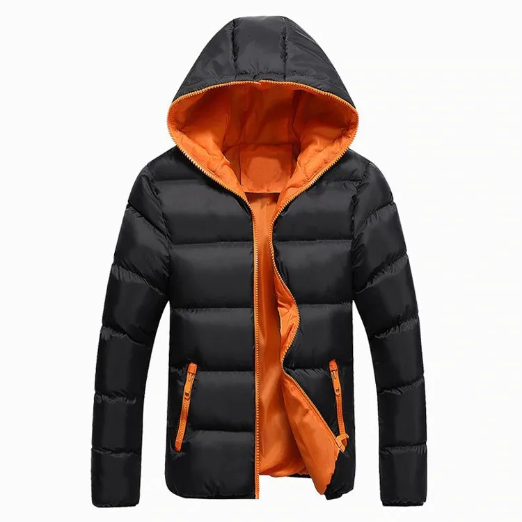 Men's Winter Hooded Thermal Down Cotton Parka | Men's Warm Windbreaker