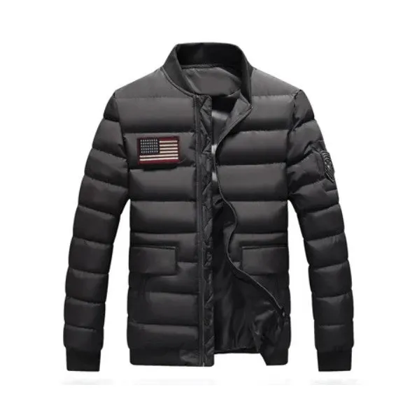 Men's Winter Warm Cotton-Padded Windbreak Bomber