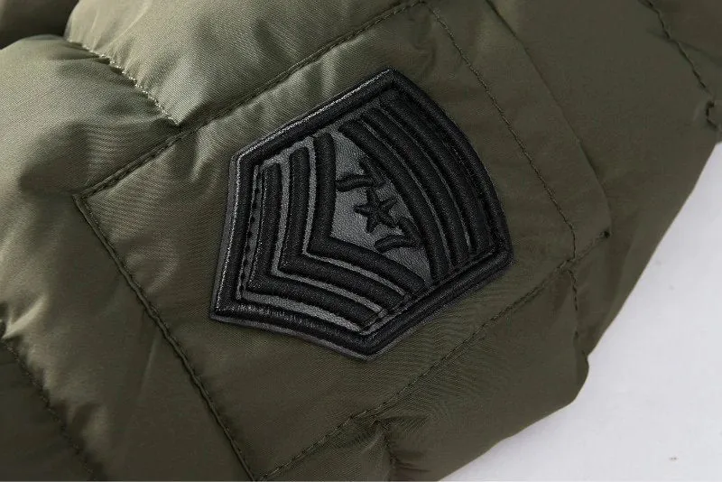 Men's Winter Warm Cotton-Padded Windbreak Bomber