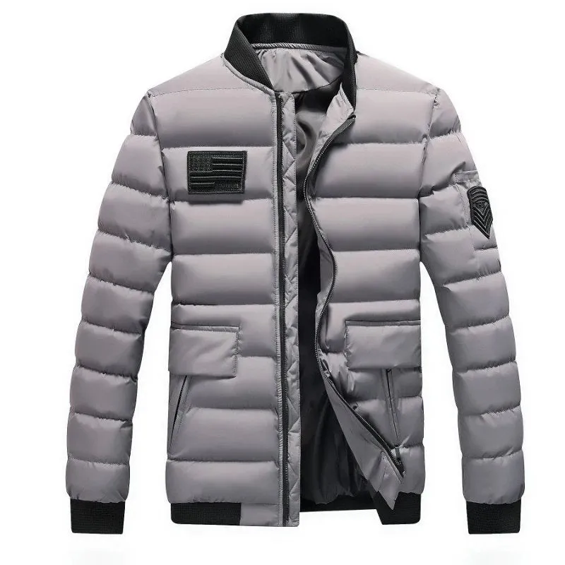 Men's Winter Warm Cotton-Padded Windbreak Bomber