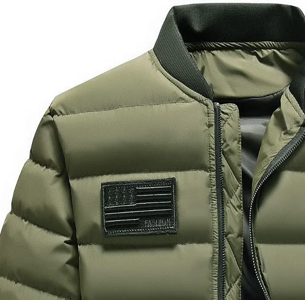 Men's Winter Warm Cotton-Padded Windbreak Bomber