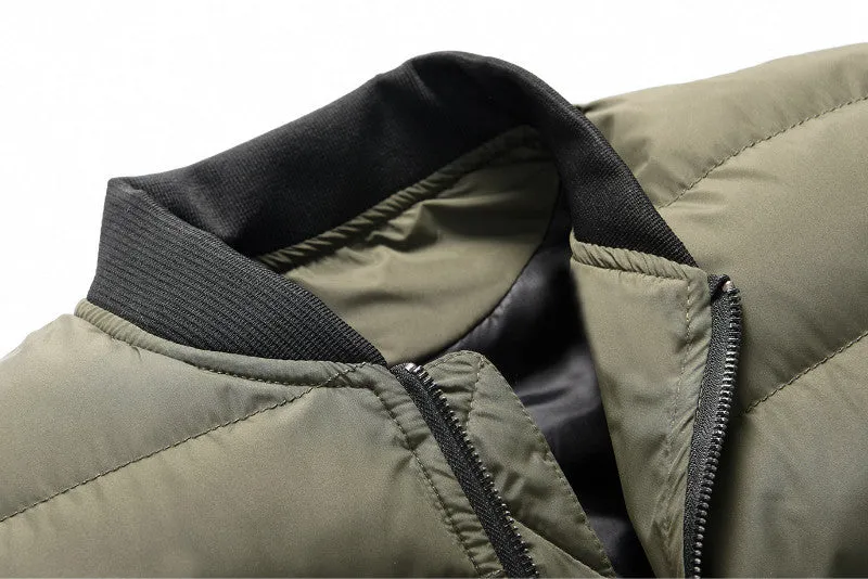 Men's Winter Warm Cotton-Padded Windbreak Bomber