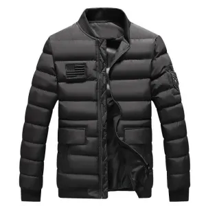 Men's Winter Warm Cotton-Padded Windbreak Bomber