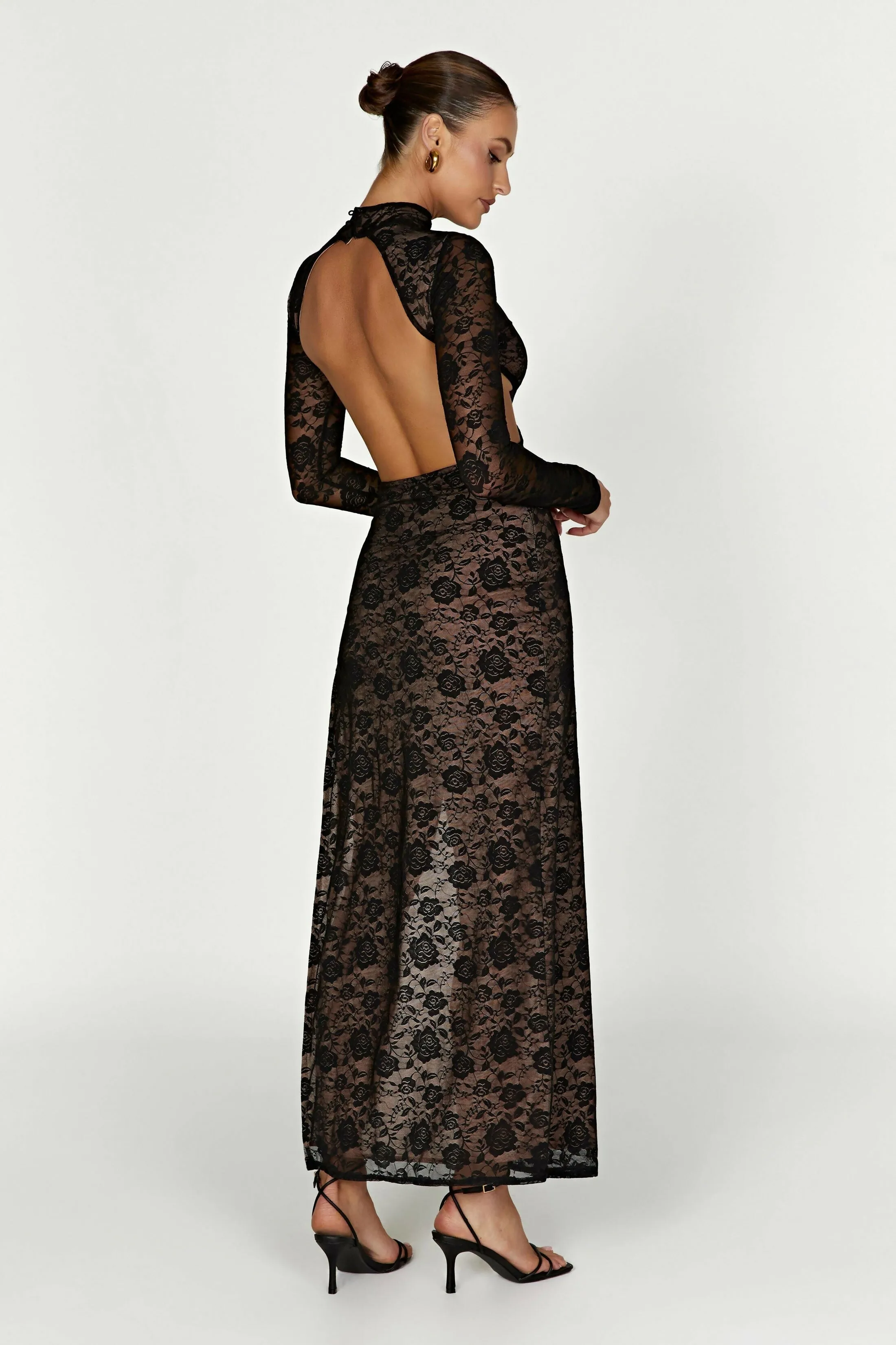 Meshki Callista Lace Dress - Black