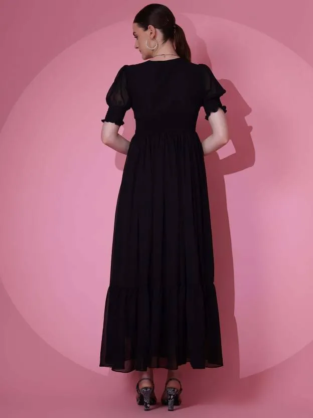 Midnight Allure Maxi Dress