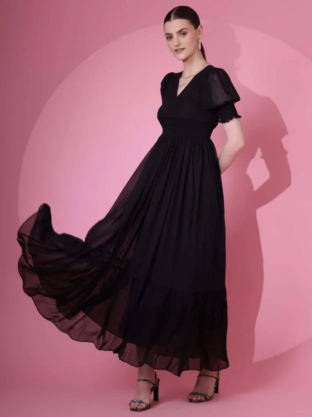 Midnight Allure Maxi Dress