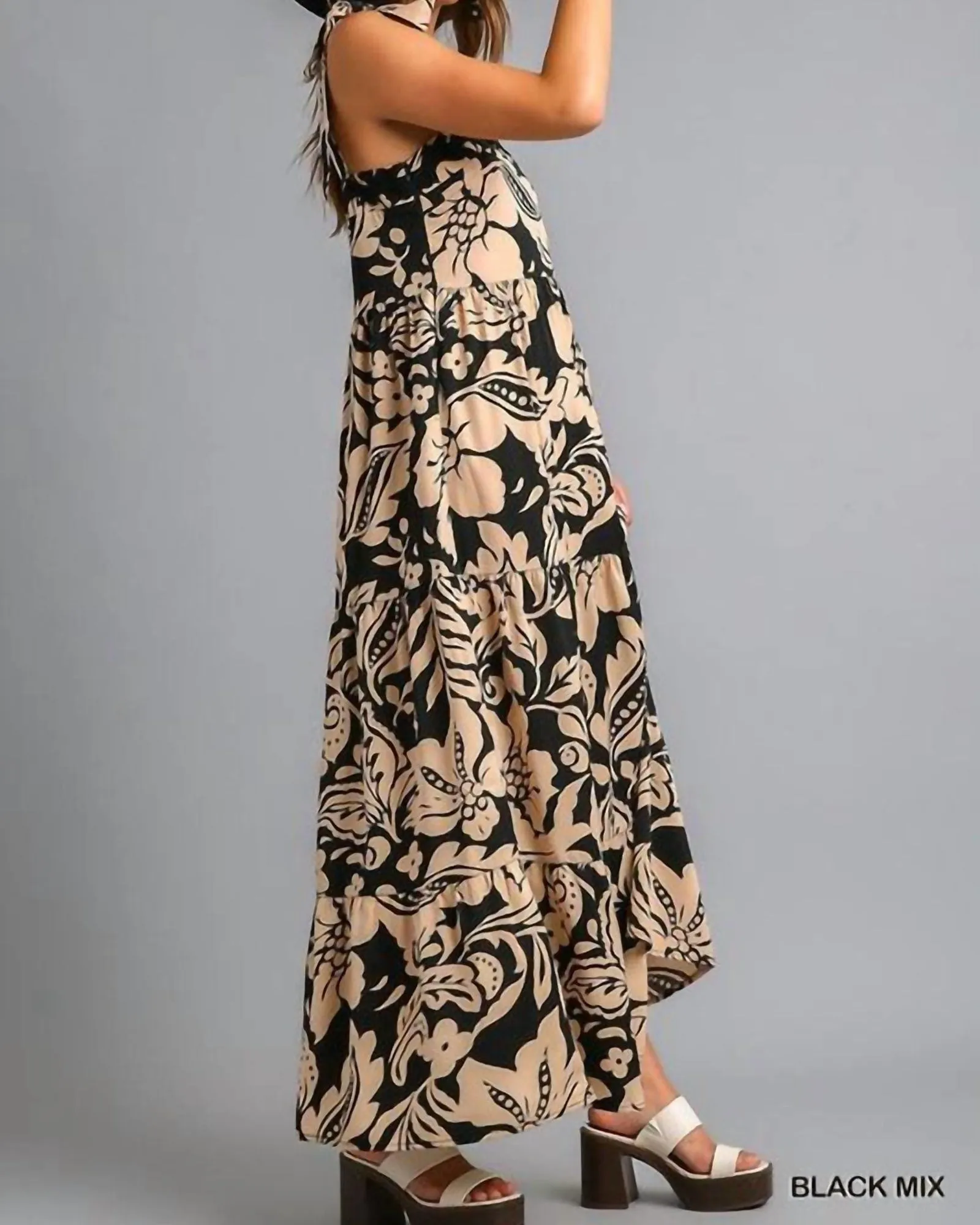 Mykonos Maxi Dress In Black | Black
