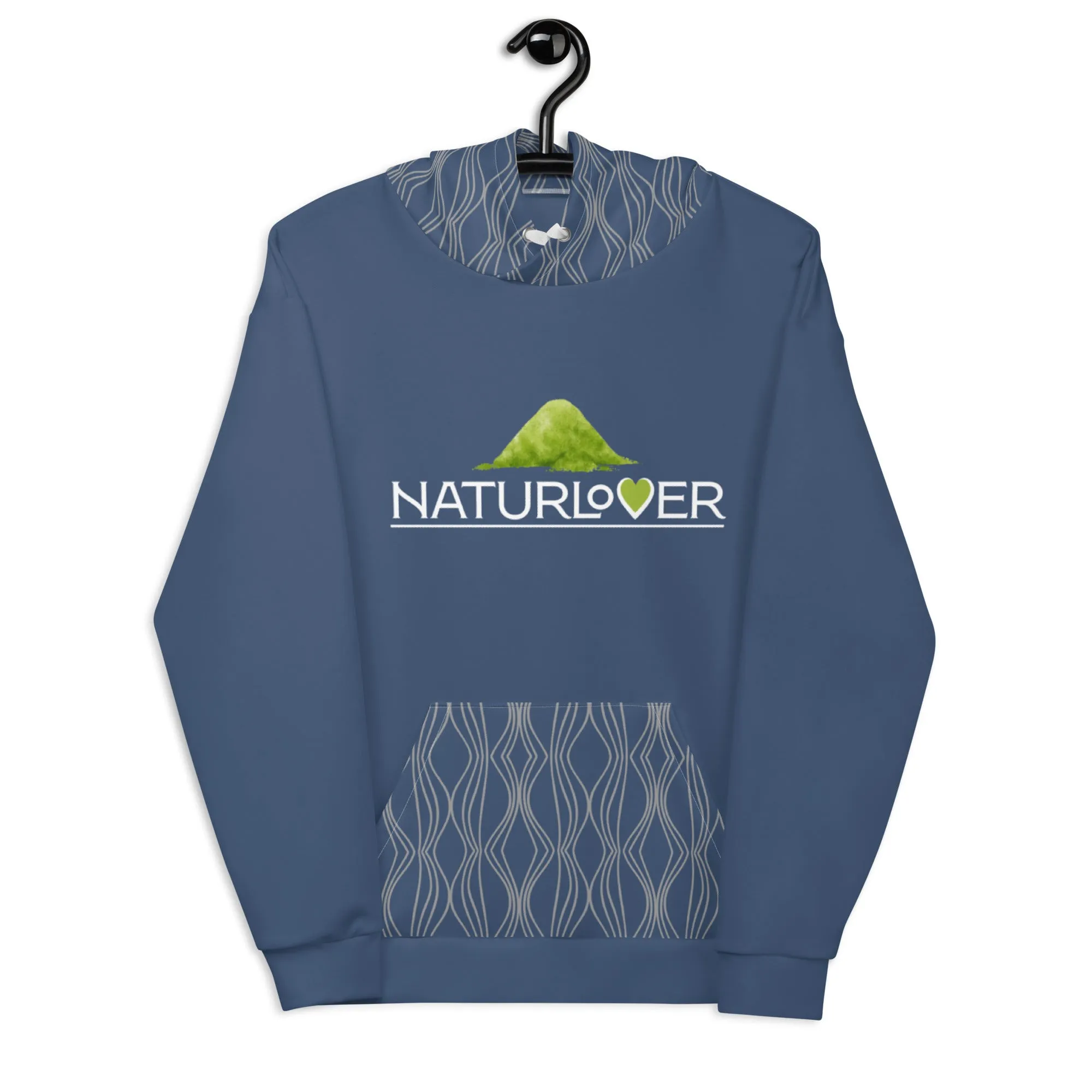NaturLoVer Recycling Hoodie SPECIAL Edition, blau