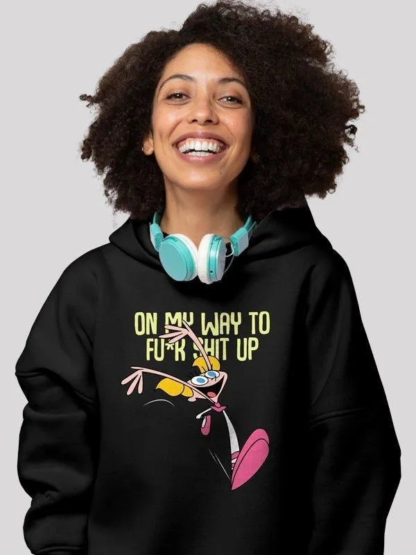 On my way Black Women's Hoodie
