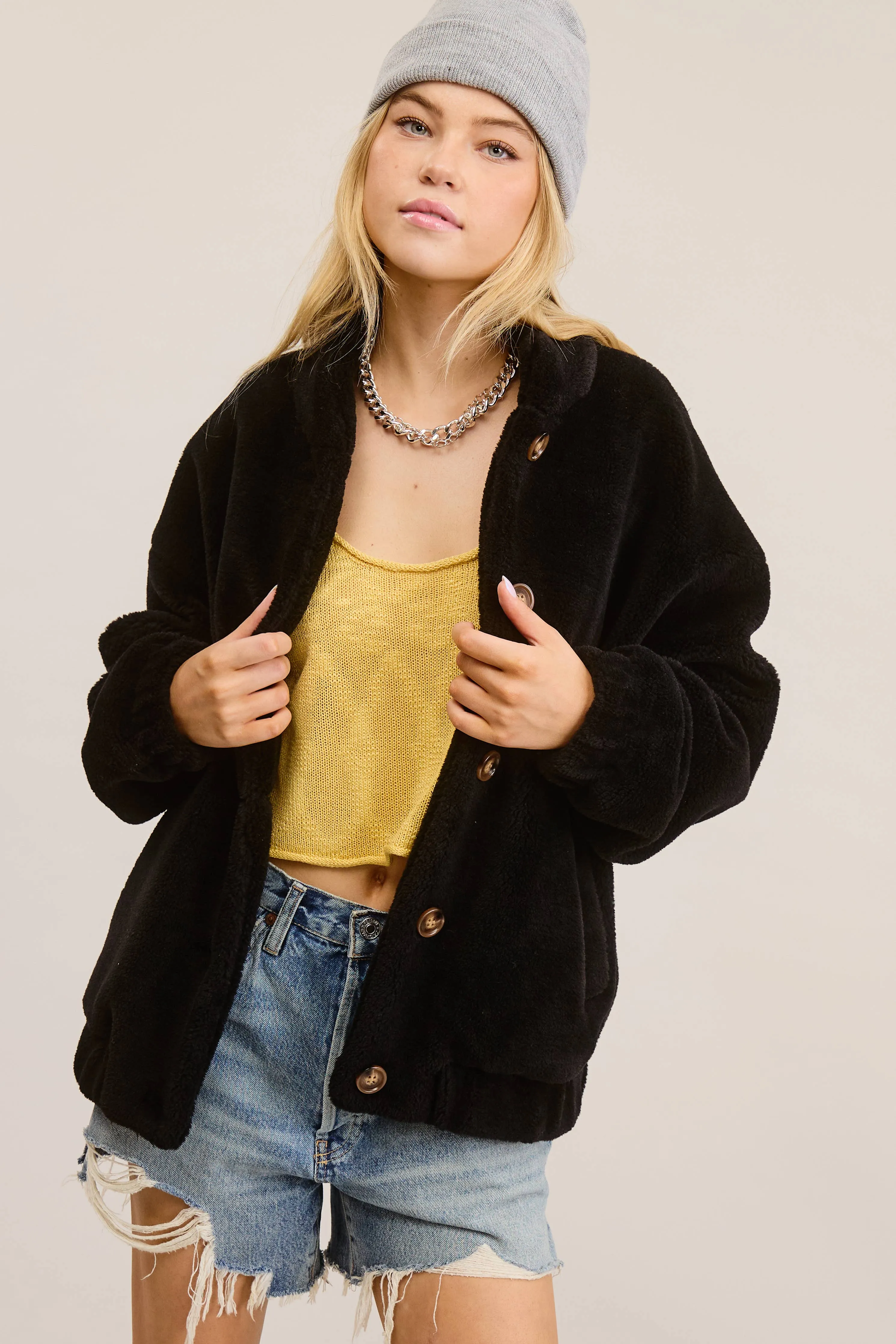PLUSH SHERPA JACKET