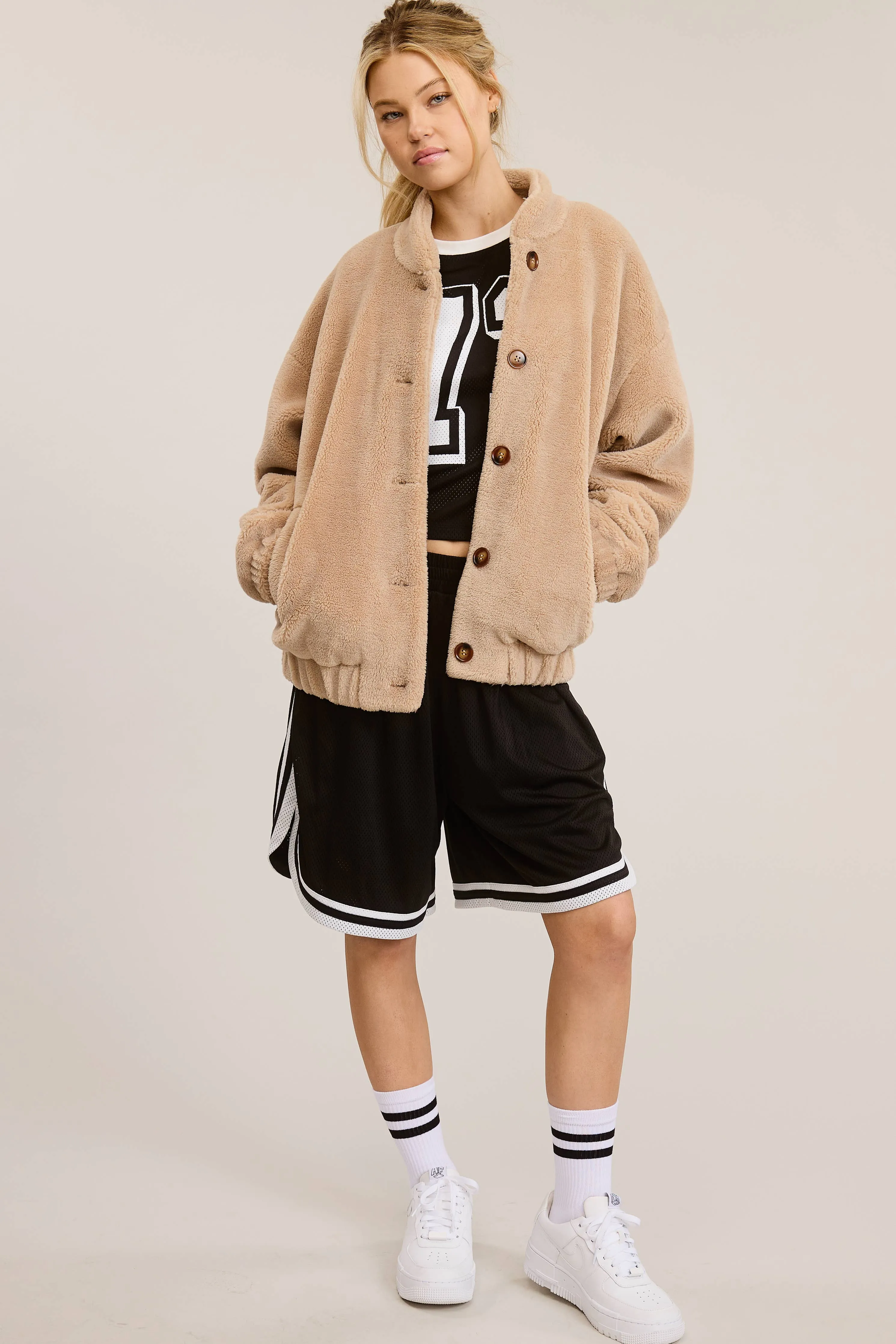 PLUSH SHERPA JACKET