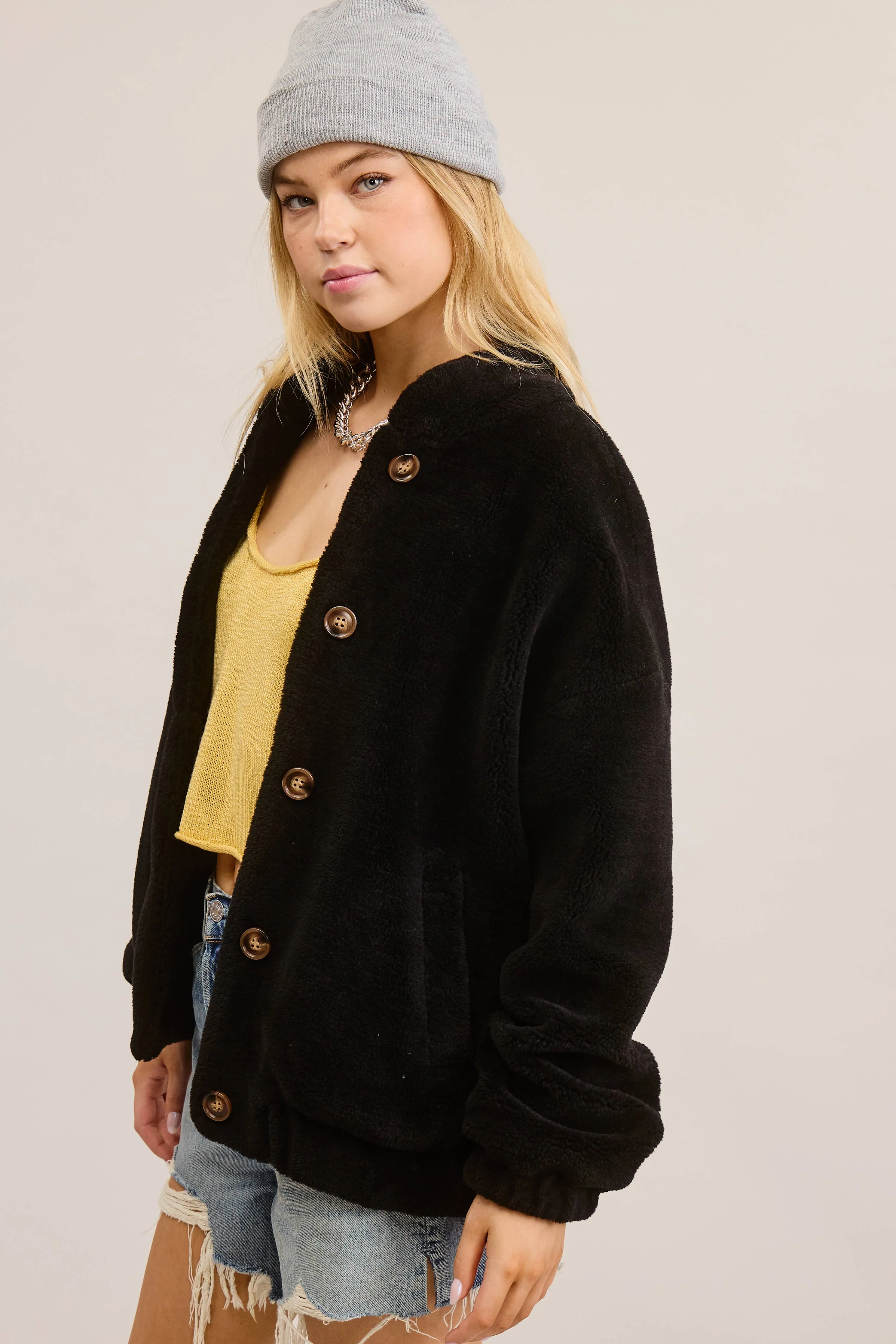 PLUSH SHERPA JACKET