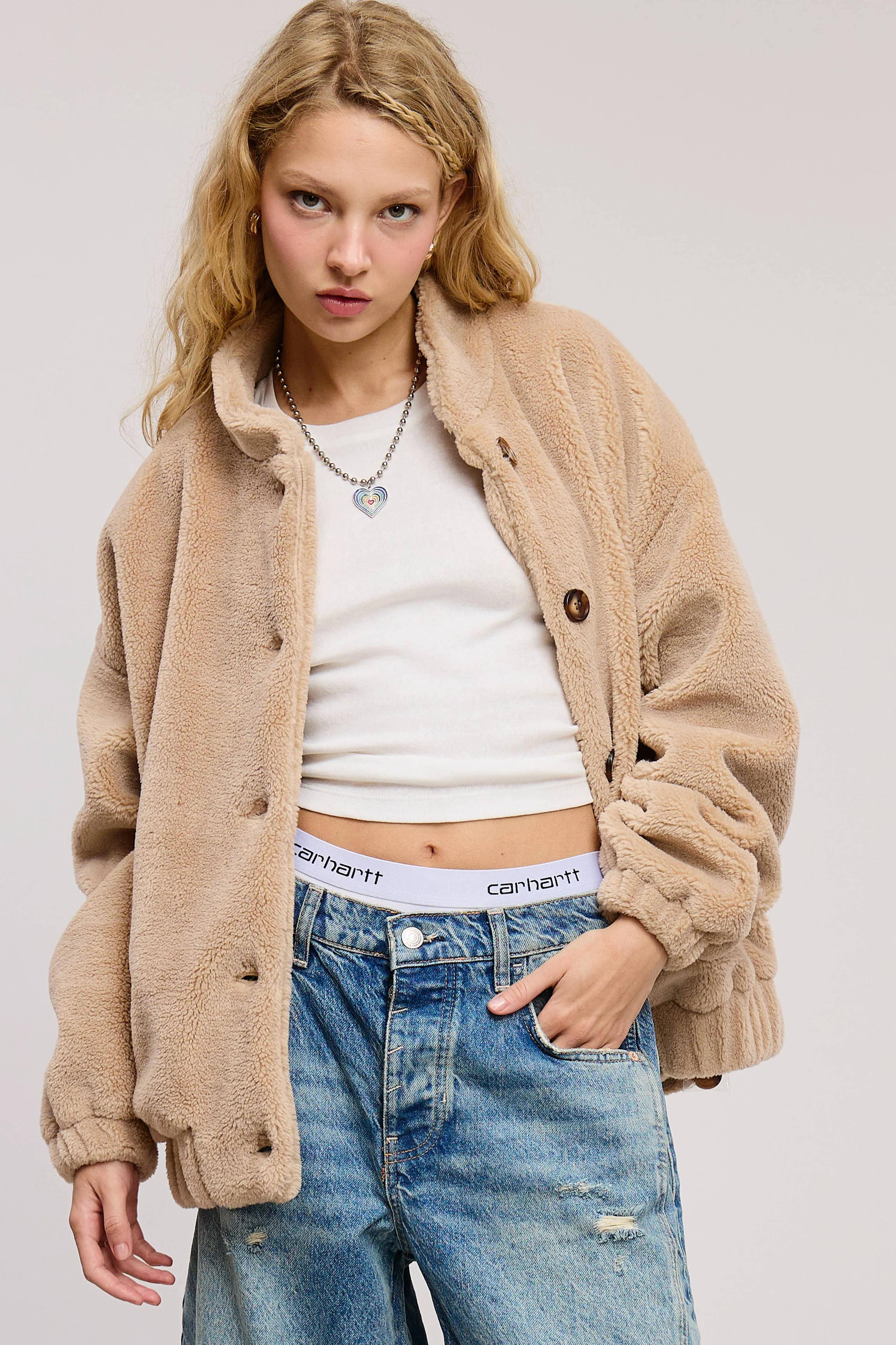 PLUSH SHERPA JACKET