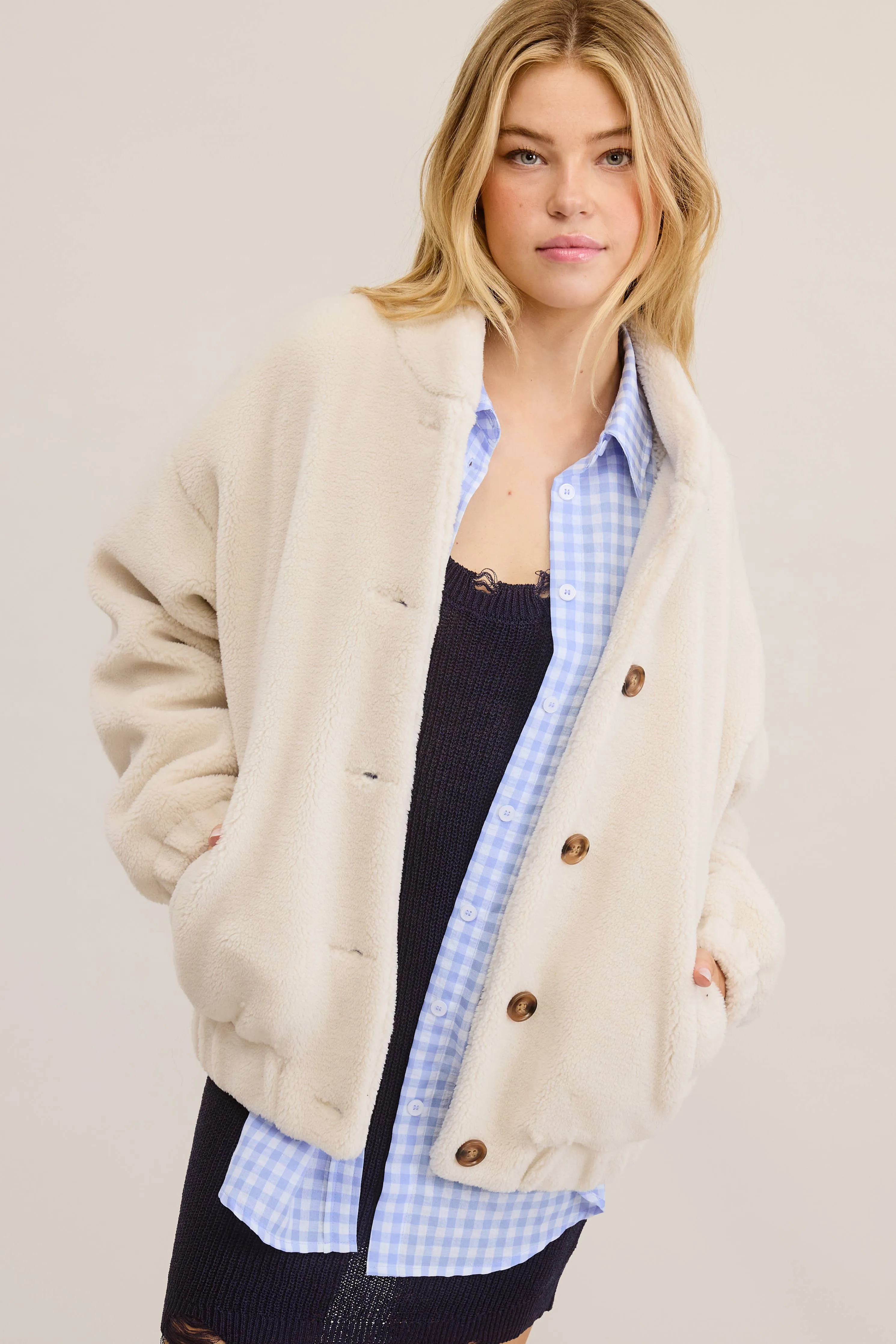 PLUSH SHERPA JACKET