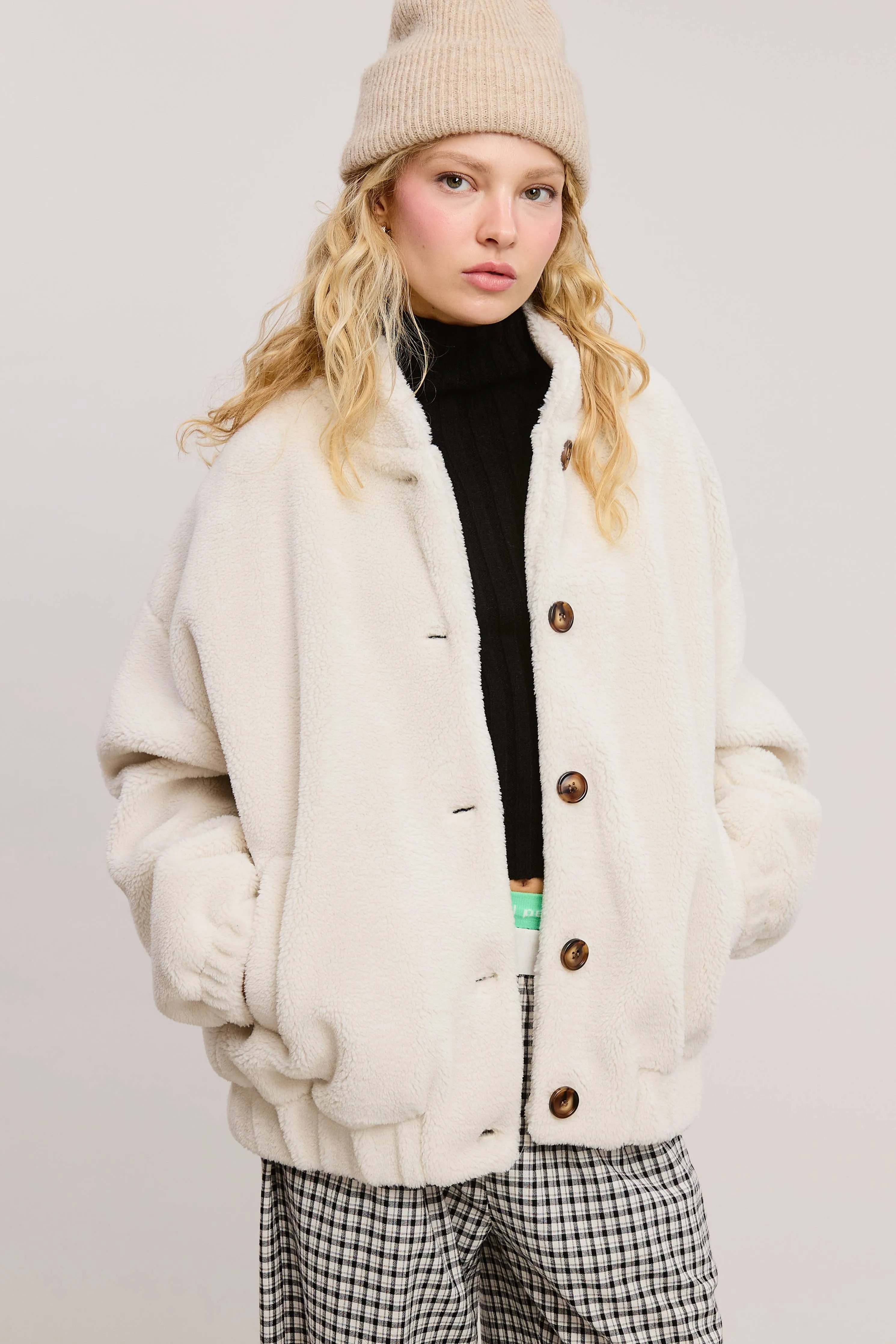 PLUSH SHERPA JACKET