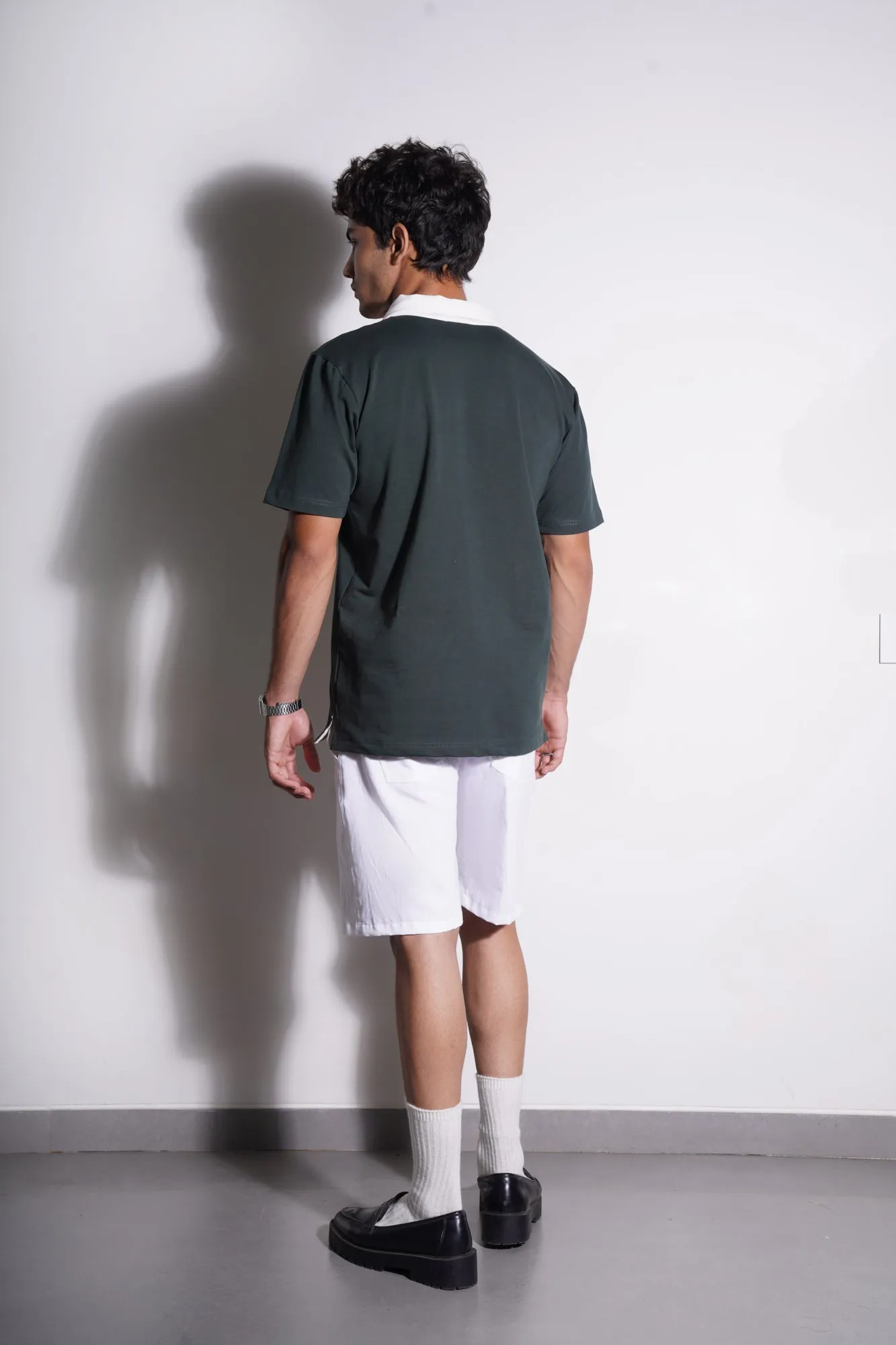 Racing Green Zip Tee