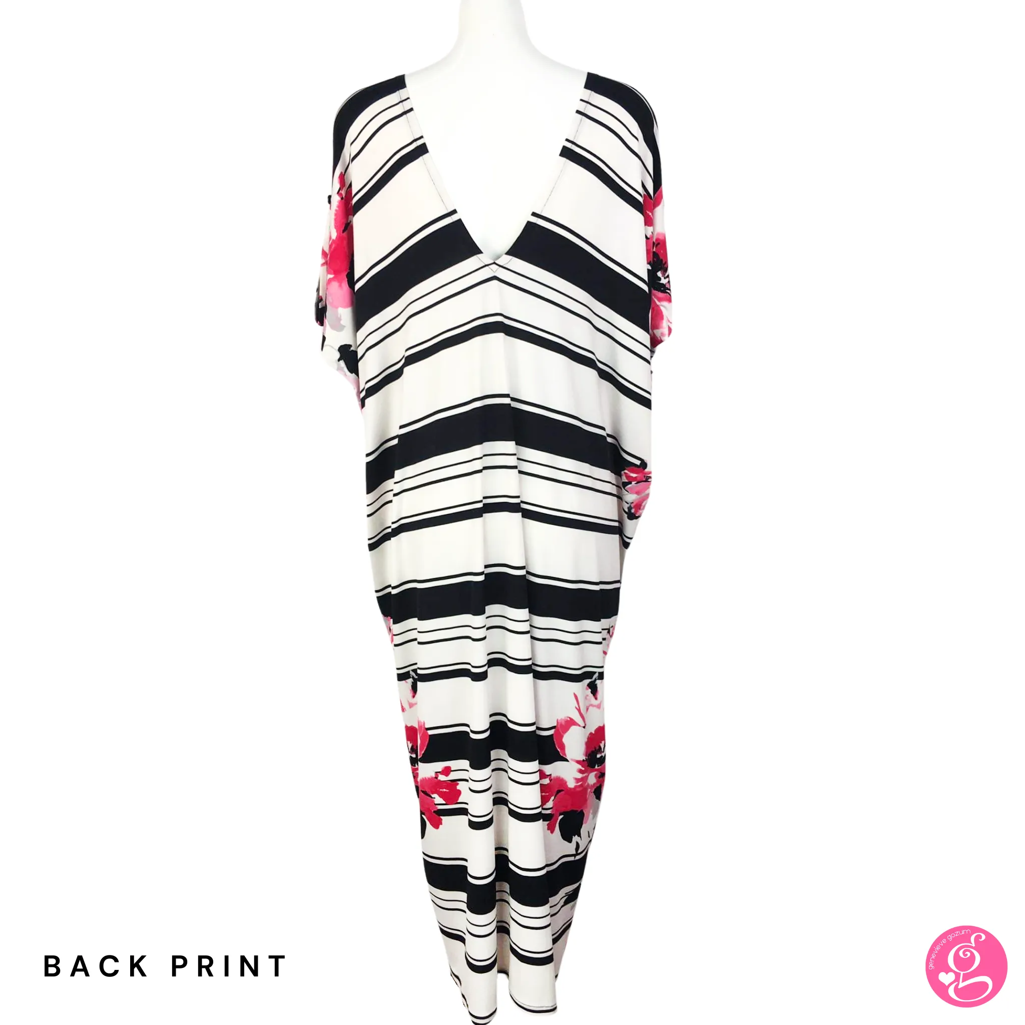 Reversible Caftan Maxi Dress