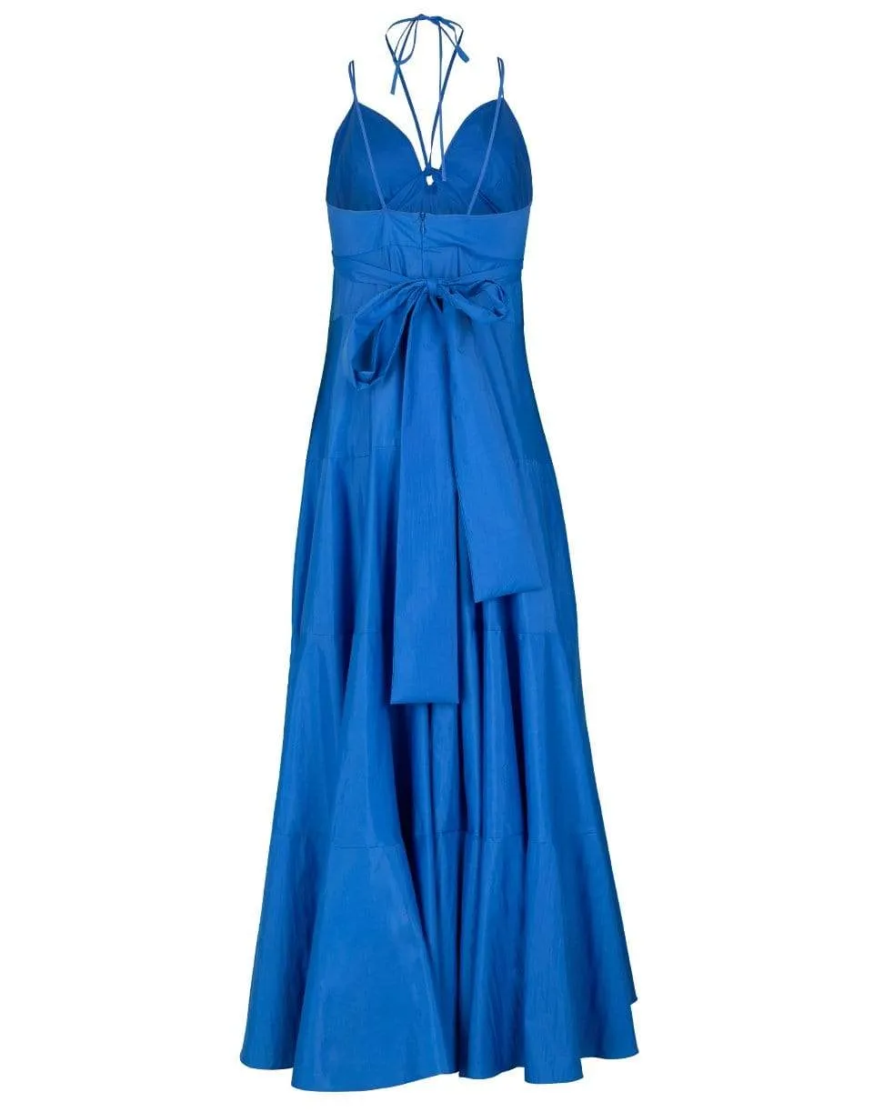 Sabelle Nylon Tafetta Maxi Dress
