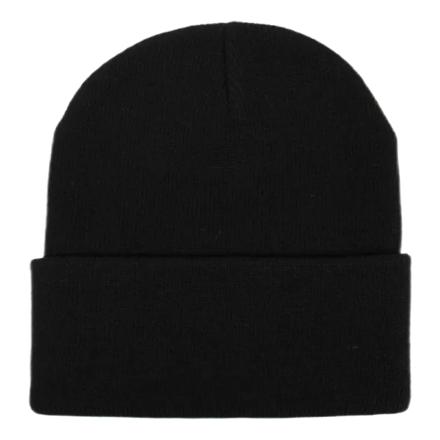 Short Watch Hat 100% Acrylic Black