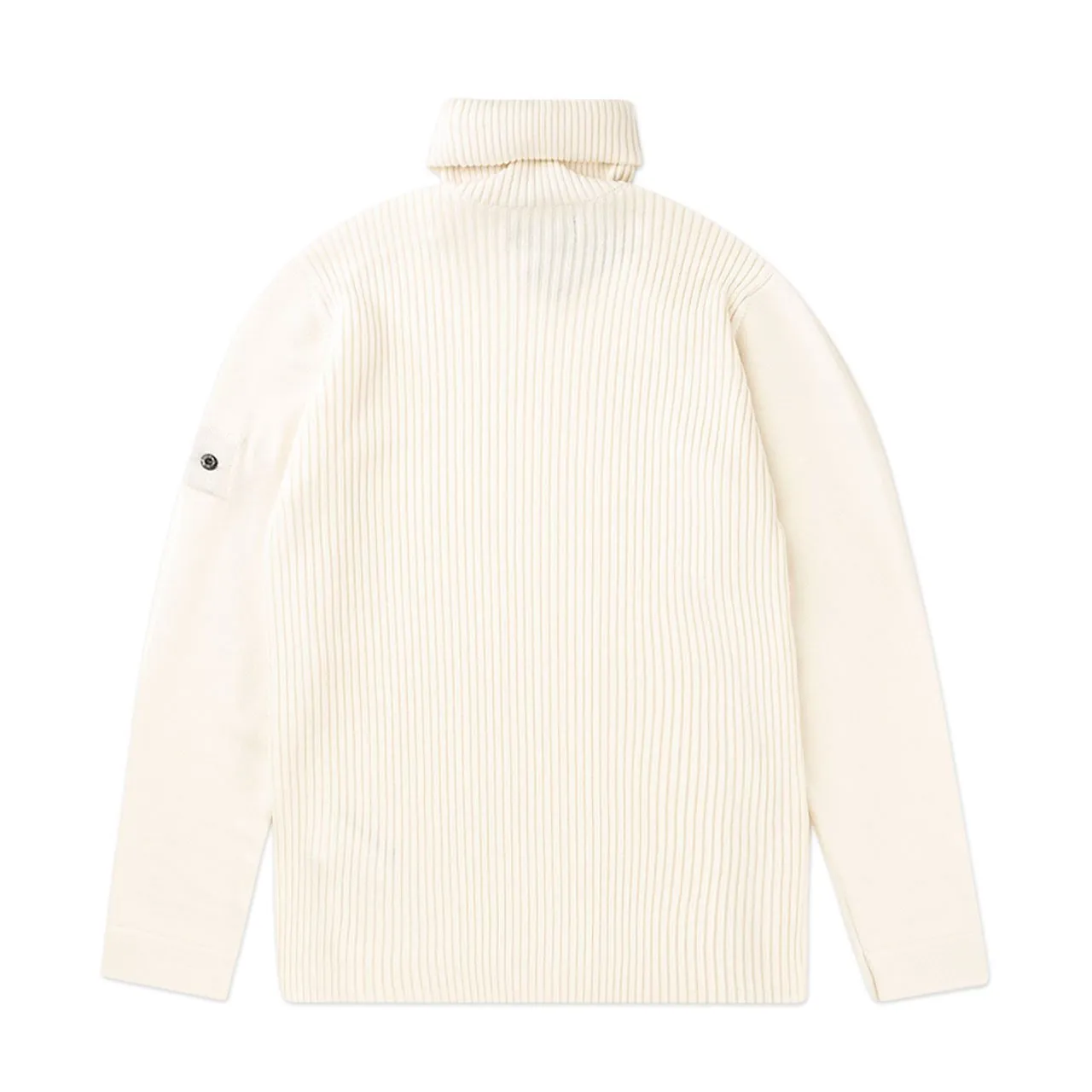 stone island shadow project ribbed turtle neck (white)