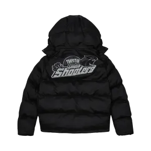 Trapstar Shooters Hooded Puffer Jacket - Black/Reflective